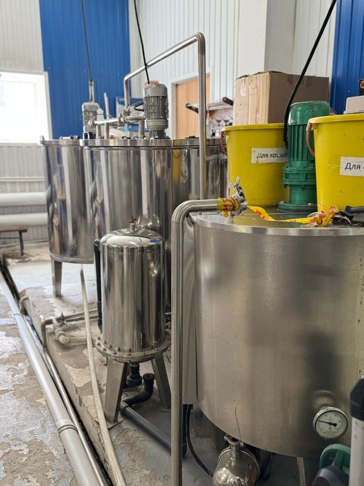 Линия розлива воды, напитков.