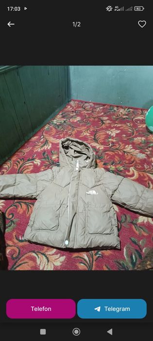 Куртка озрок ишлатилган