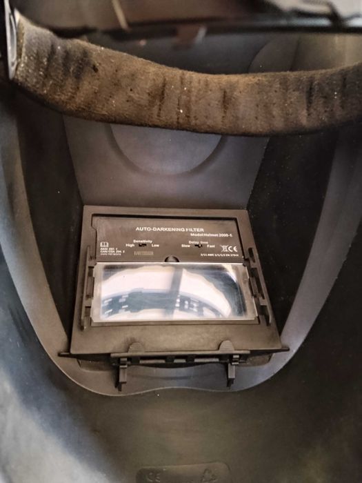 Aparat sudura Panzer cu masca solară.