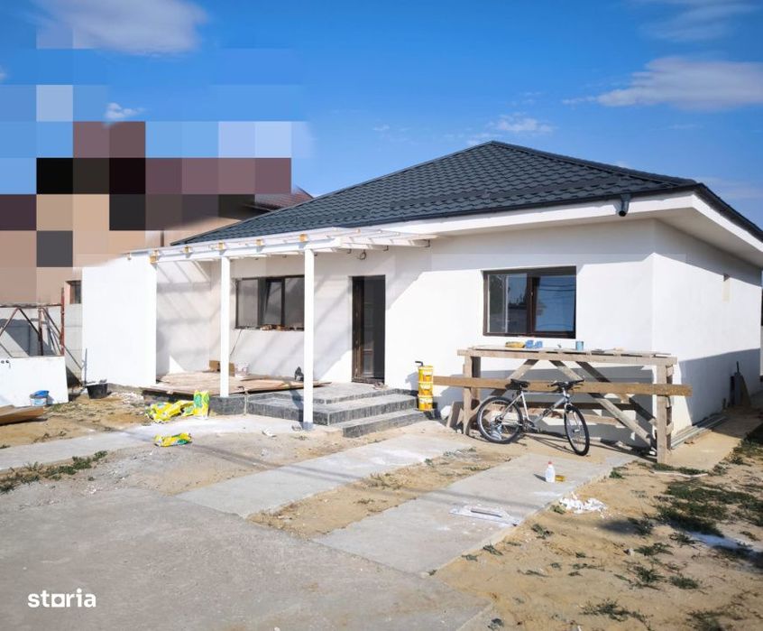 Casa parter la cheie 96 mp utili, 4 camere si 300 mp teren, zona Damil