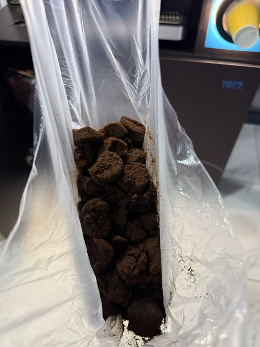 Кофейный жмых или гуща