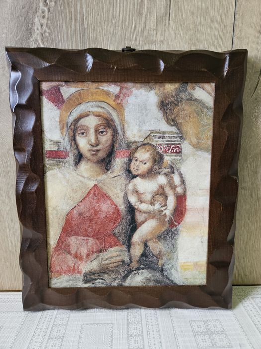 Litografie dupa o fresca Romană