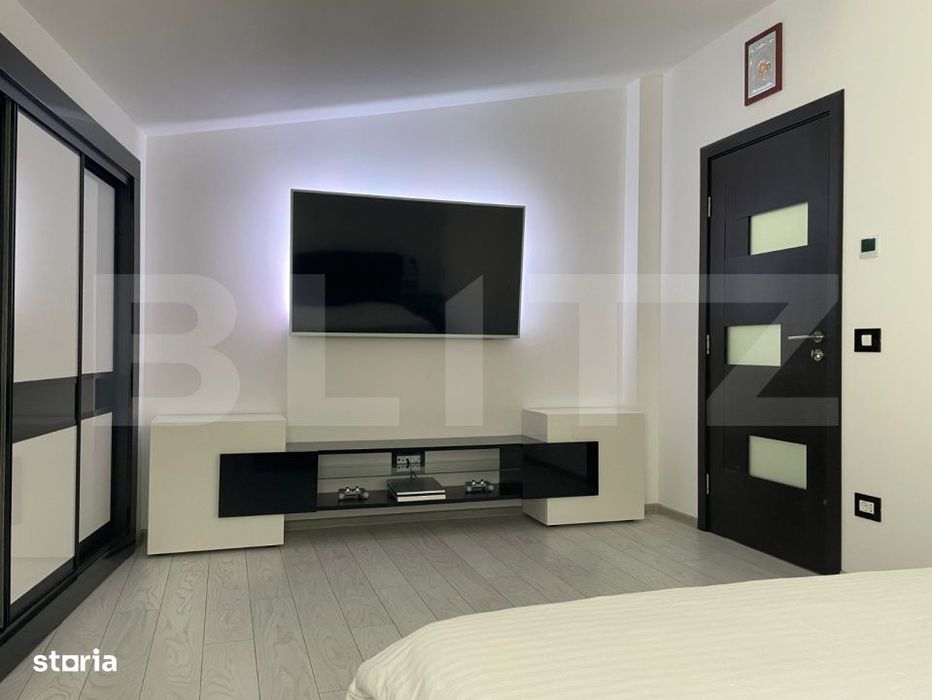 Apartament 3 camere, 70 mp, utilat, mobilat modern, zona Nordic — fotografia 3