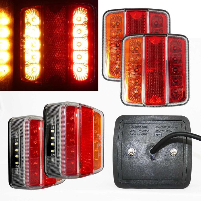 Комплект LED Диодни Стопове 12V 24V за бус,камион,тир,ремарке и др