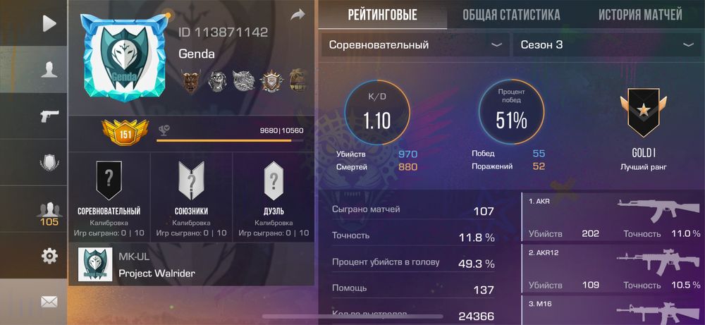 Продам аккаунт Standoff 2