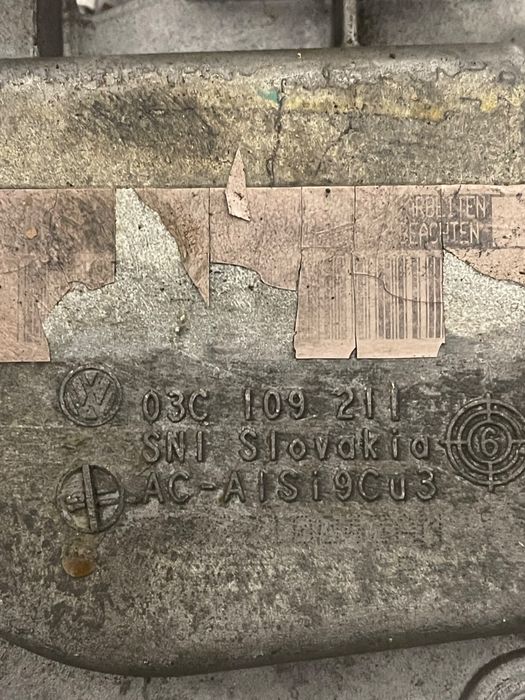 Capac Distributie Volkswagen Golf V 1K1 2003 - 2009 1.4 Tsi Bmy 03C109