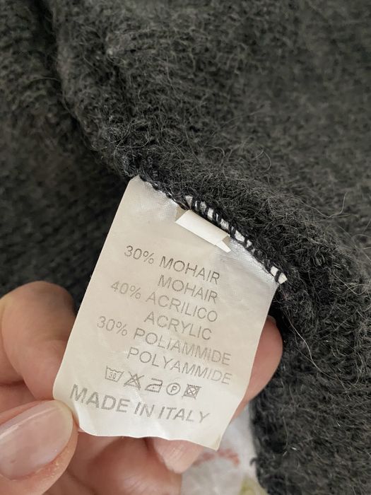 Cardigan  blend mohair cu acrilic, masura m dar merge si S