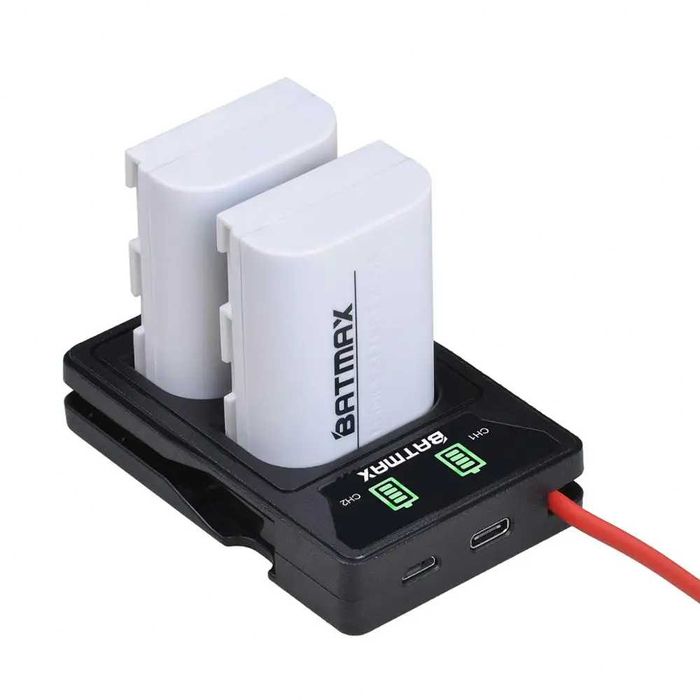 Set 2 acumulatori LP-E6 incarcator Canon 5D Mark III IV 6D 7D 60D 70D