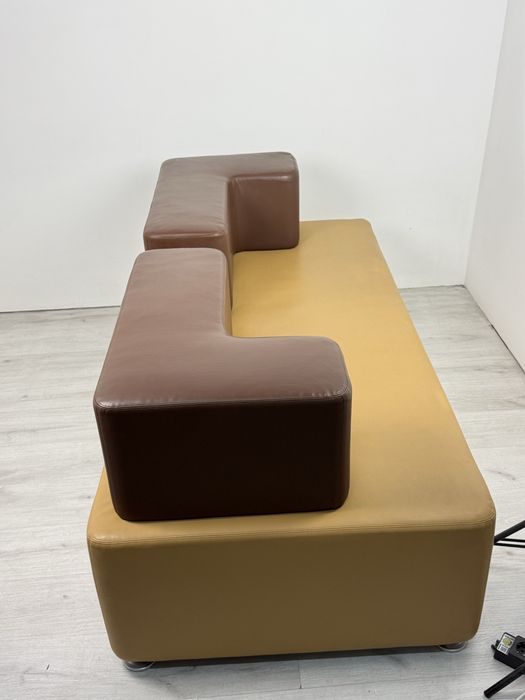 Steelcase немски офис диван с естествена кожа