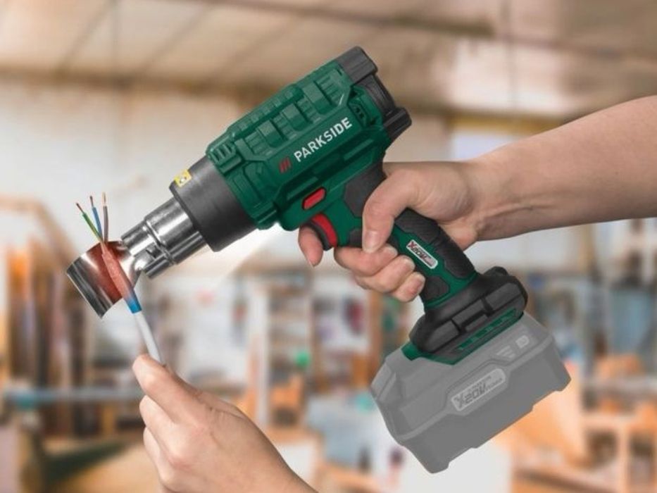 акумулаторен пистолет за горещ въздух Парксайд /Parkside