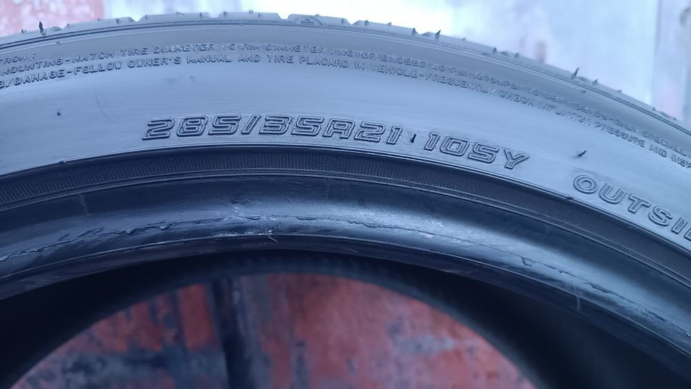 255/40/21 и 285/35/21 Falken Дот 1122