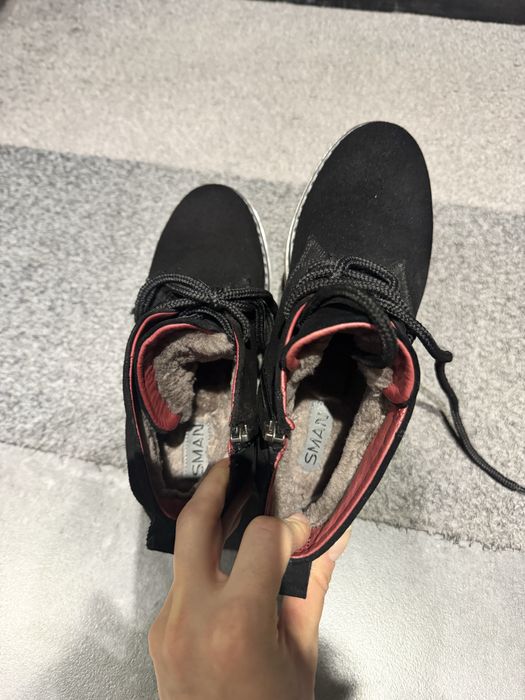 Замшевые ботинки SMAN