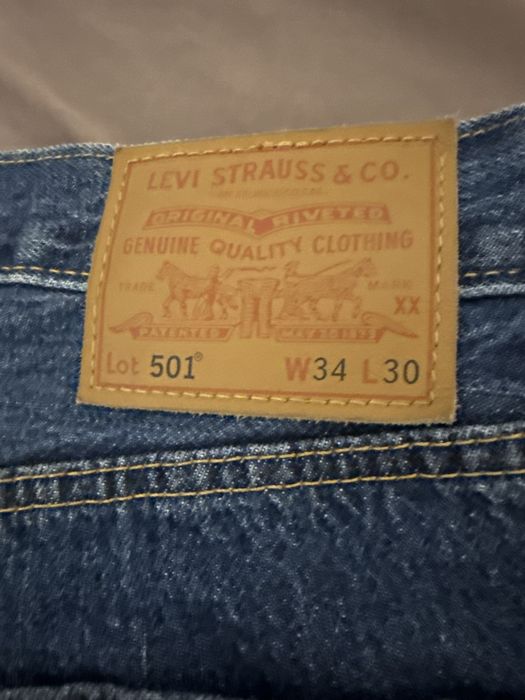 Дънки Levis lot 501 w34 L30