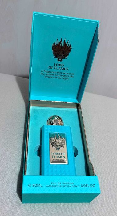 Dragon Collection, парфюм Lord of Flames. Отворен и