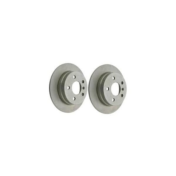 Set disc frana Mercedes Clasa A (W169) 2004-2012, Clasa B Sports Tourer (W245) 2005-2011, 257,5x7,9mm, montare: punte spate, plin, cu saiba de amortizare; cu suruburi, OE 1694230012, SRLine