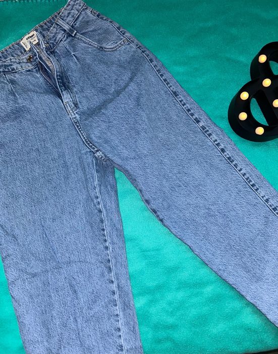 Широки изчистени дънки