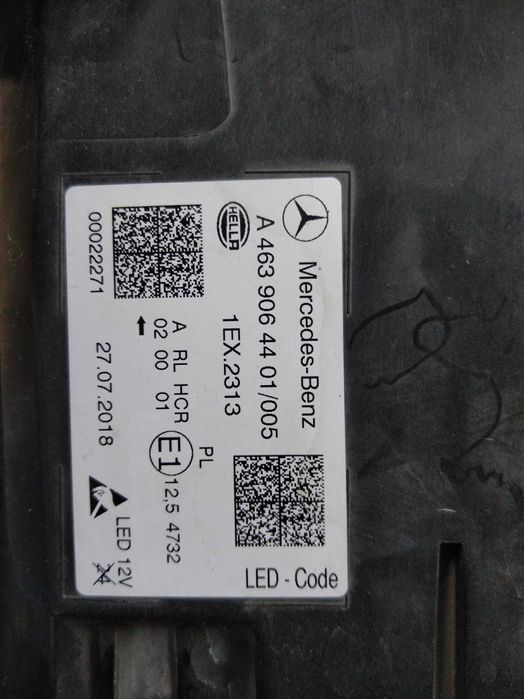 Фар десен за Mercedes-Benz G-Class (W463) 2019 година