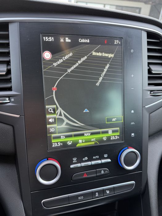 Renault Megane BOSE Model 2017 Euro 6 Head Up Display