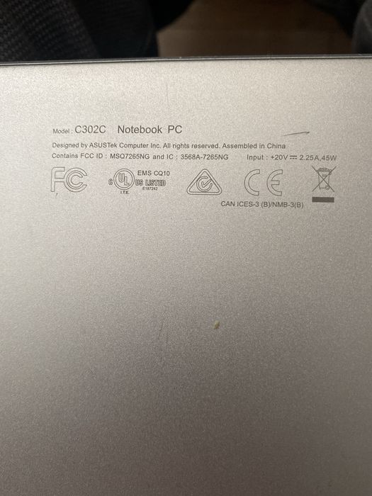 Asus Chromebook C302C