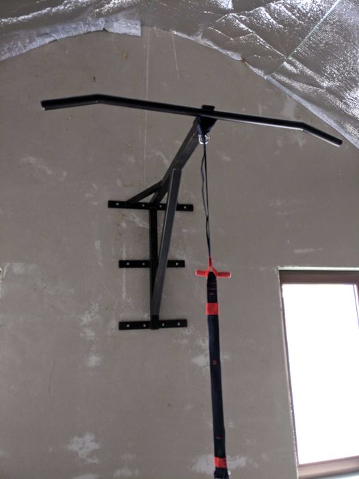 Suport pentru sac de box 120cm cu bara de tractiune  de tractiune