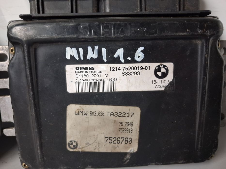 Компютър двигател Mini Cooper 1.6i 2003г.
