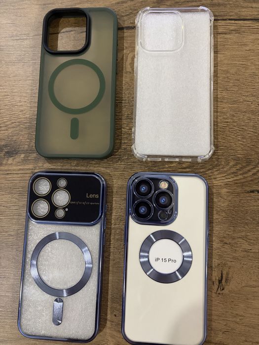 Лот от чисто нови кейсове за Iphone 15 pro