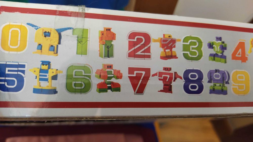 цифровой трансформер, цифры, блоки, трансформер