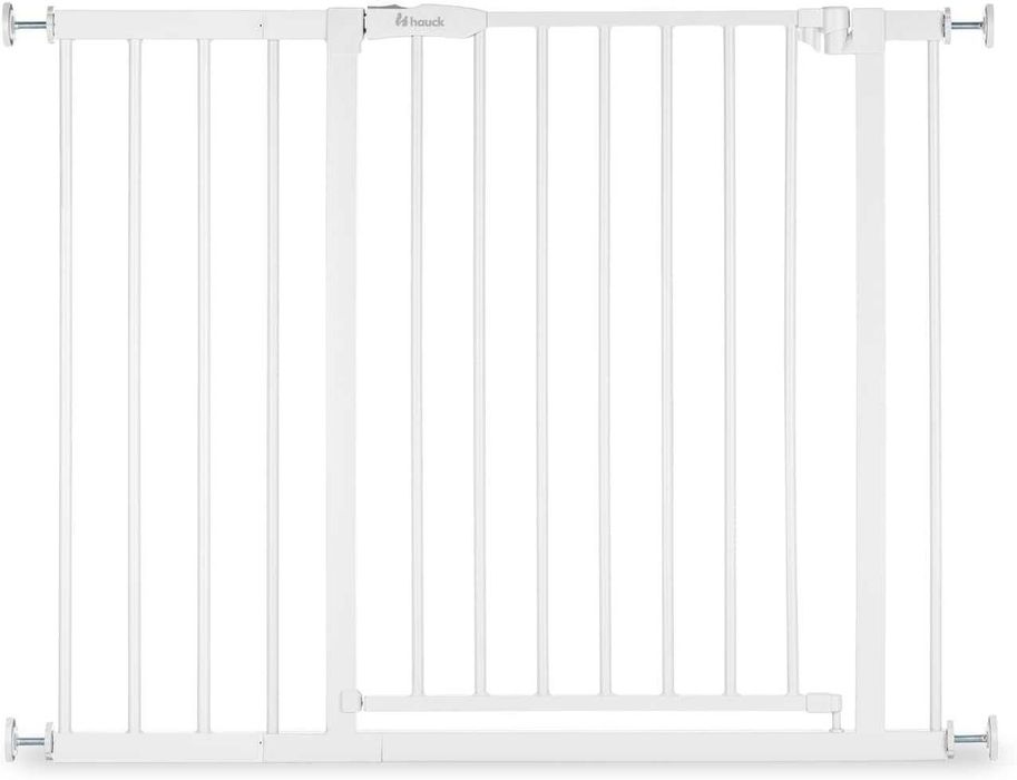 Poarta de siguranta pentru copii Hauck Open N Stop 2 , 96 – 101 cm , alba