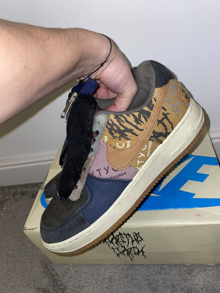 Air force outlet travis scott fossil