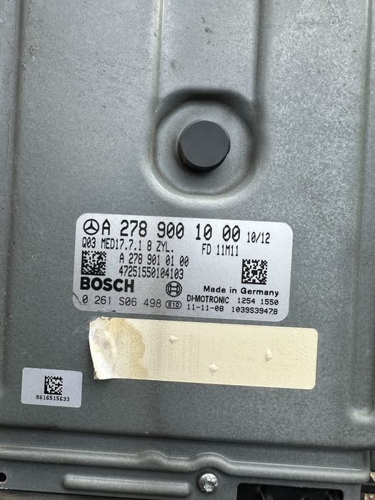 Двигателен компютър ECU Mercedes E550 W212 A278