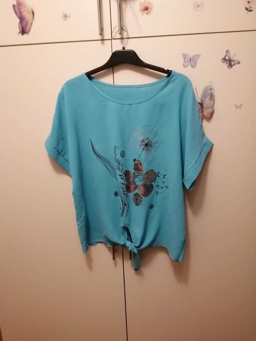 Bluza casual cu maneca scurta