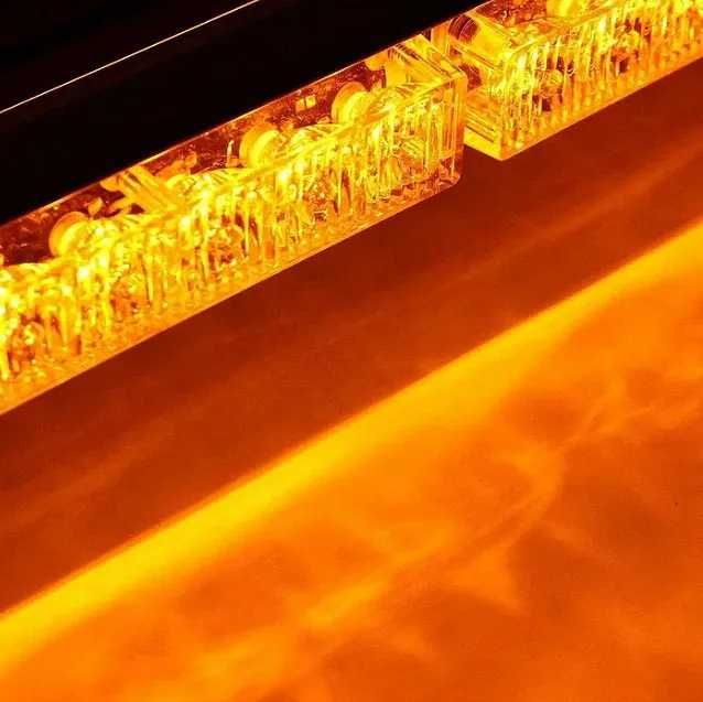 Супер мощна 36 LED аварийна сигнална лампа, 46см, 108W,12-24V,7 режима