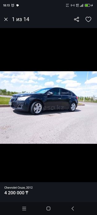 Шевроле Круз хечбек