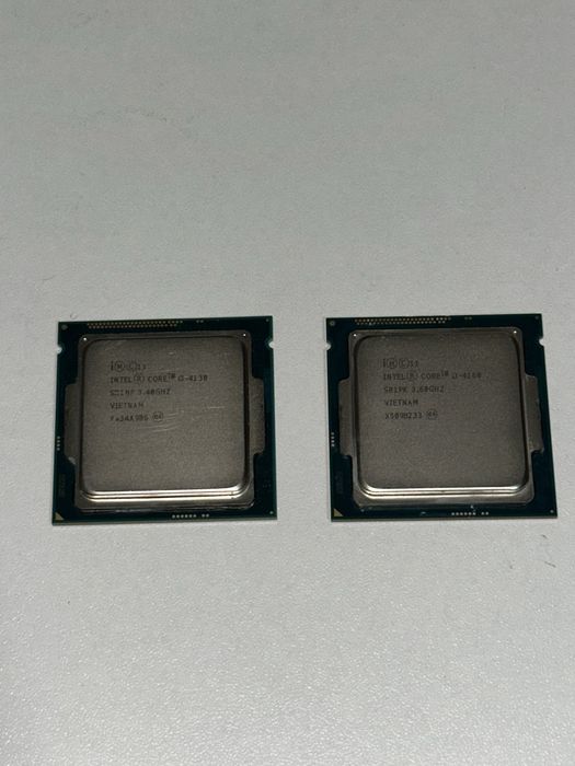 1150 сокет, два процессора I3 4130/4160