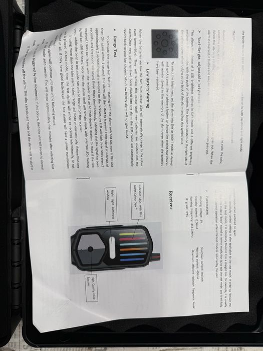 Set 4 avertizori + statie EastShark JZH-RF 2958B NEW 2026