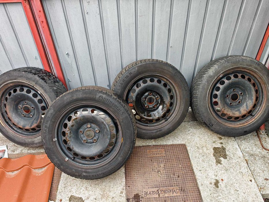 Jante tabla auto Audi 205 55 16 cu anvelope iarna