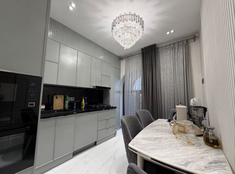 2-комн 94м² Ц1 Бибигон новостройка авторский ремонт 2 санузла