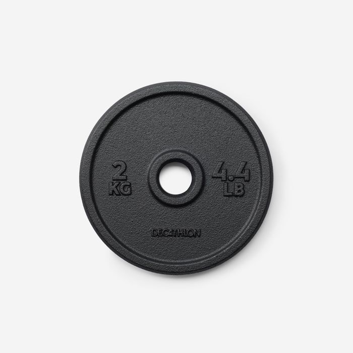 Set gantere și bare Bodybuilding 20 kg cu - (SecondHand) Decathlon