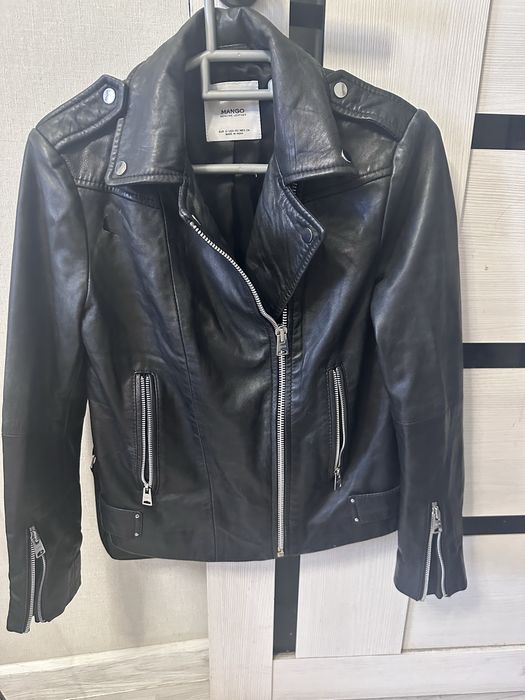 Продам кожанную куртку Mango