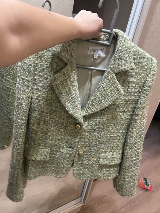 Твидовый пиджак итальяский