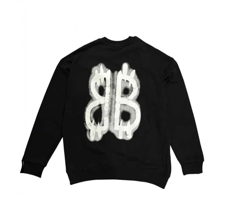 Balenciaga Fog Double Text Sweatshirt няколко размера