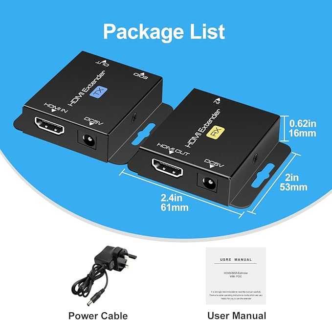 HDMI Екстендър с 2 порта VPFET