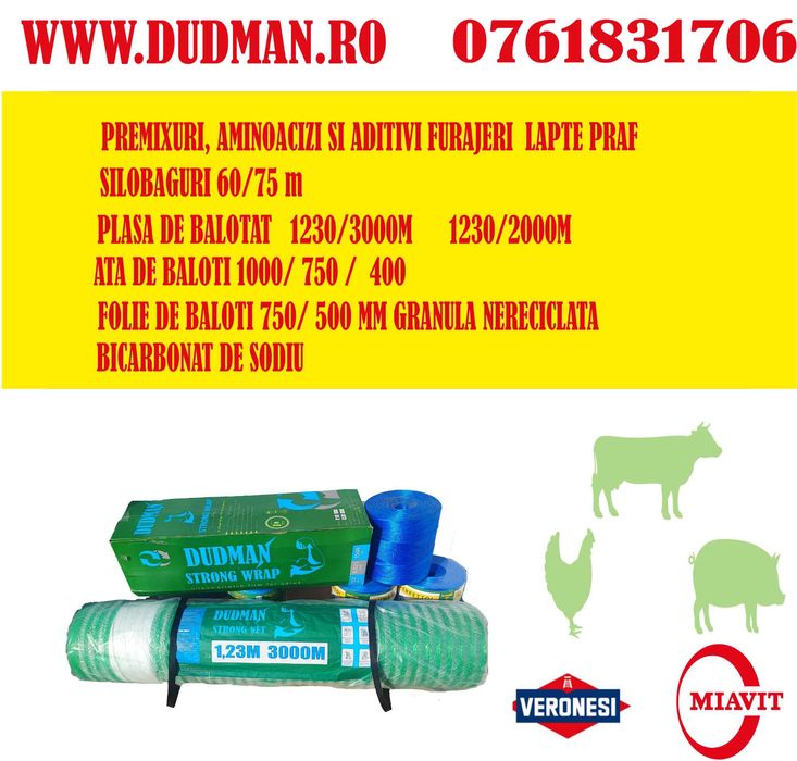 sfoara de balotat, folie de balotat si plasa de balotat