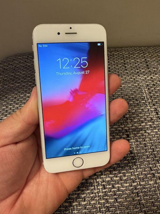iPhone 6 Silver 128GB – baterie 100% – original