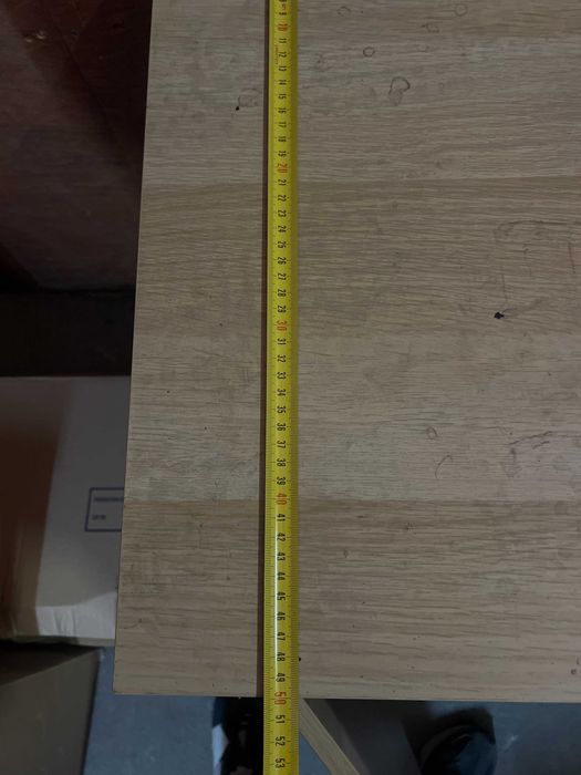 Бюро с чекмедже 105x50 см — светъл дървен плот