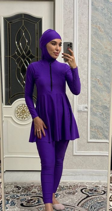 Kupalnik burkini, hijob uchun. Гидрокостюм, буркини