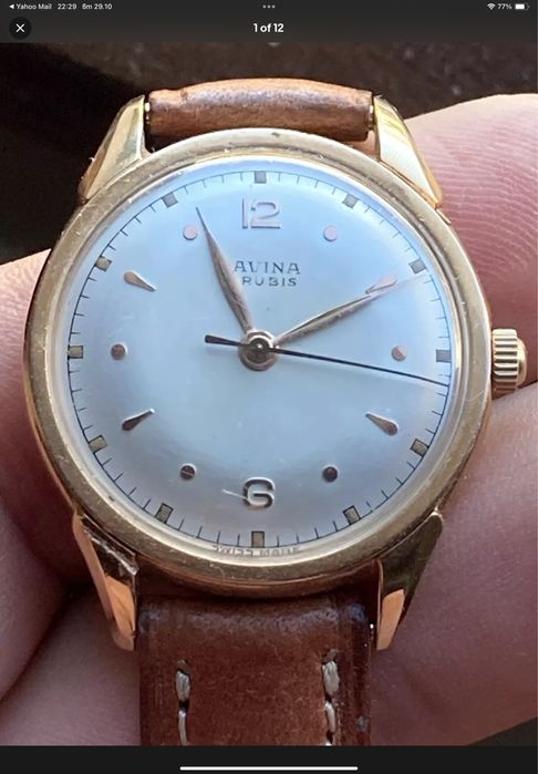 Lavina 17 Rubis SWISS MADE часовник швейцарски механичен