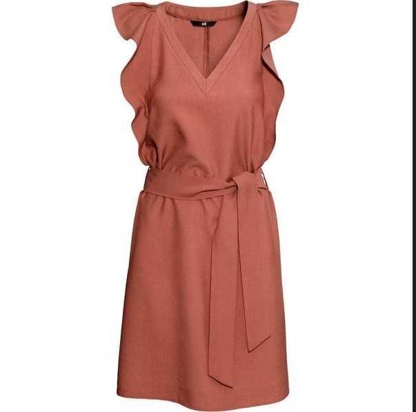 Чисто нова рокля H&M с пеперудени ръкави – размер 42