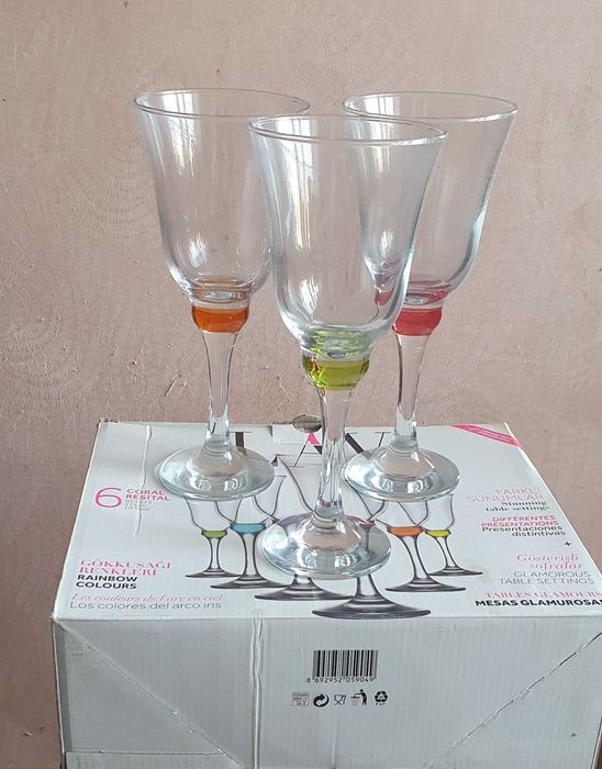 Фужеры новые 6 штук