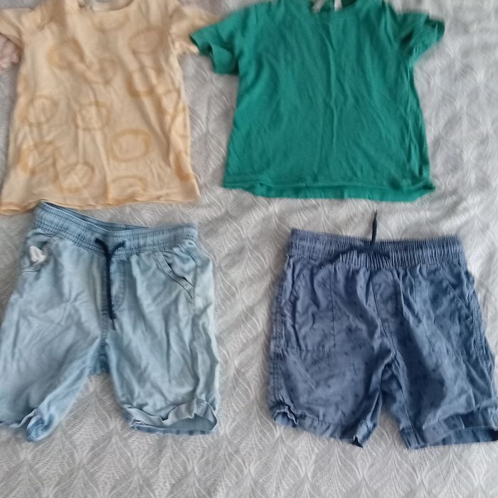 Set lot haine 104 110 3 4 5 ani tricouri pantaloni scurti tricou h&m